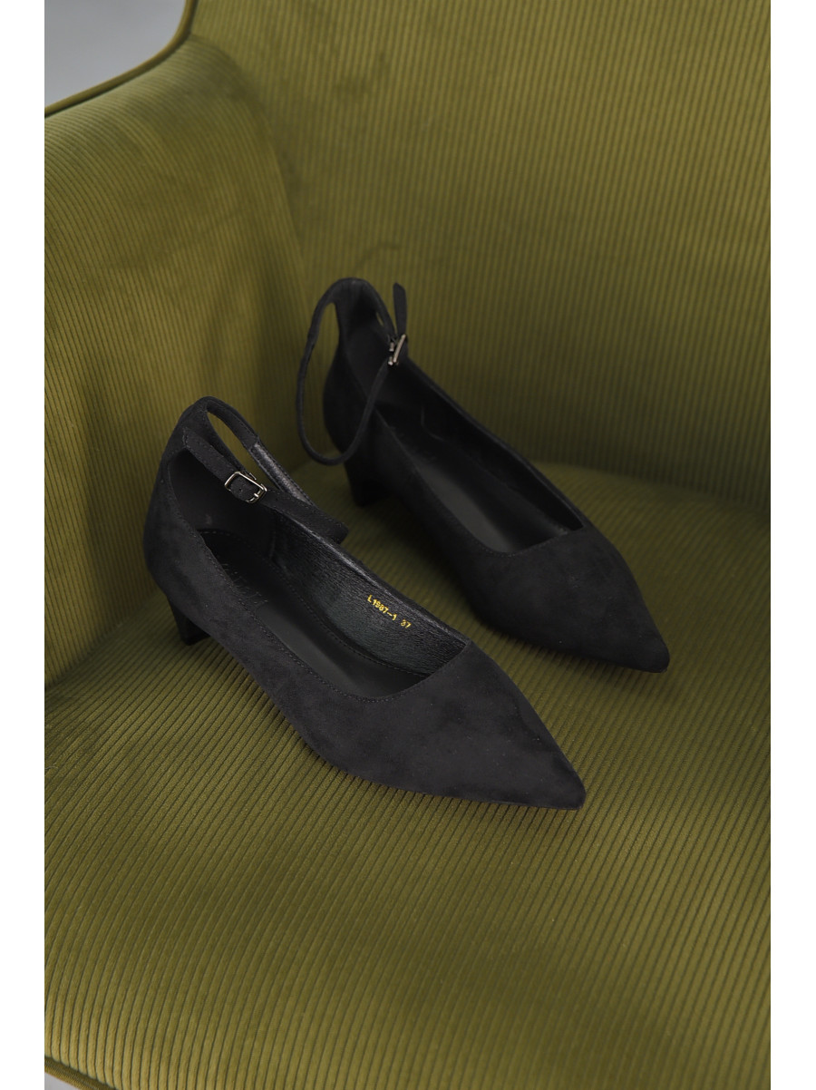 Туфли женские черного цвета L 1987-1 210819C