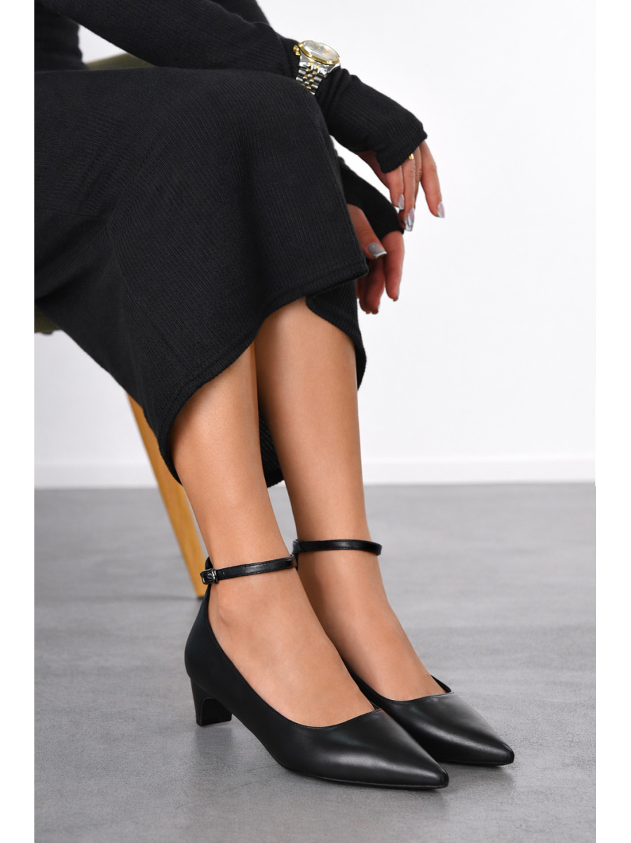 Туфли женские черного цвета L 1987-3 210822C