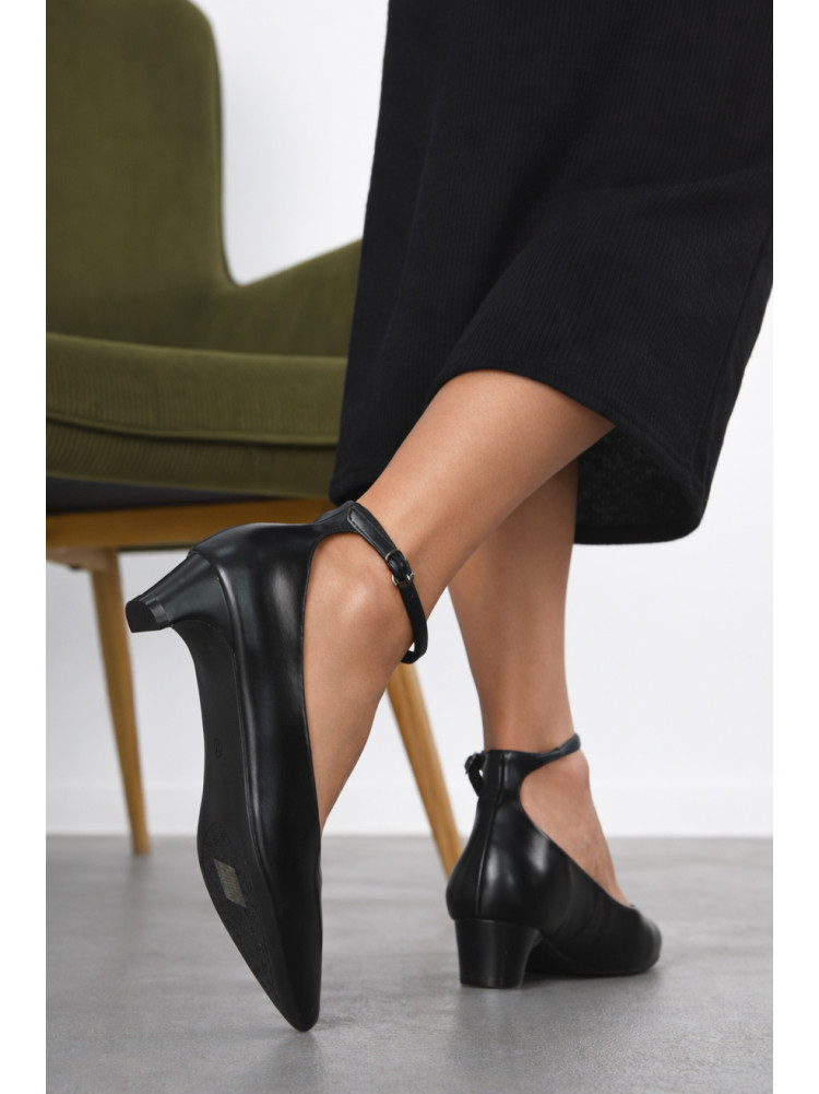 Туфли женские черного цвета L 1987-3 210822C