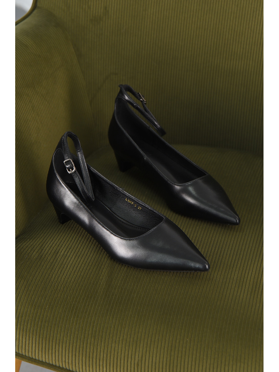 Туфли женские черного цвета L 1987-3 210822C