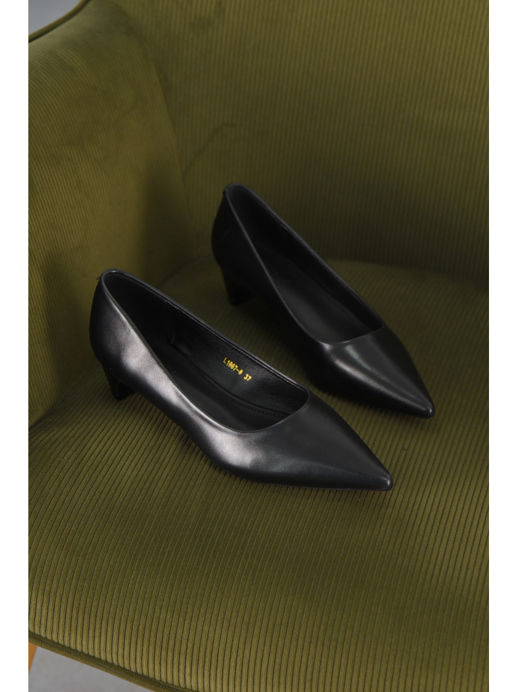 Туфли женские черного цвета L 1987-8 210823C