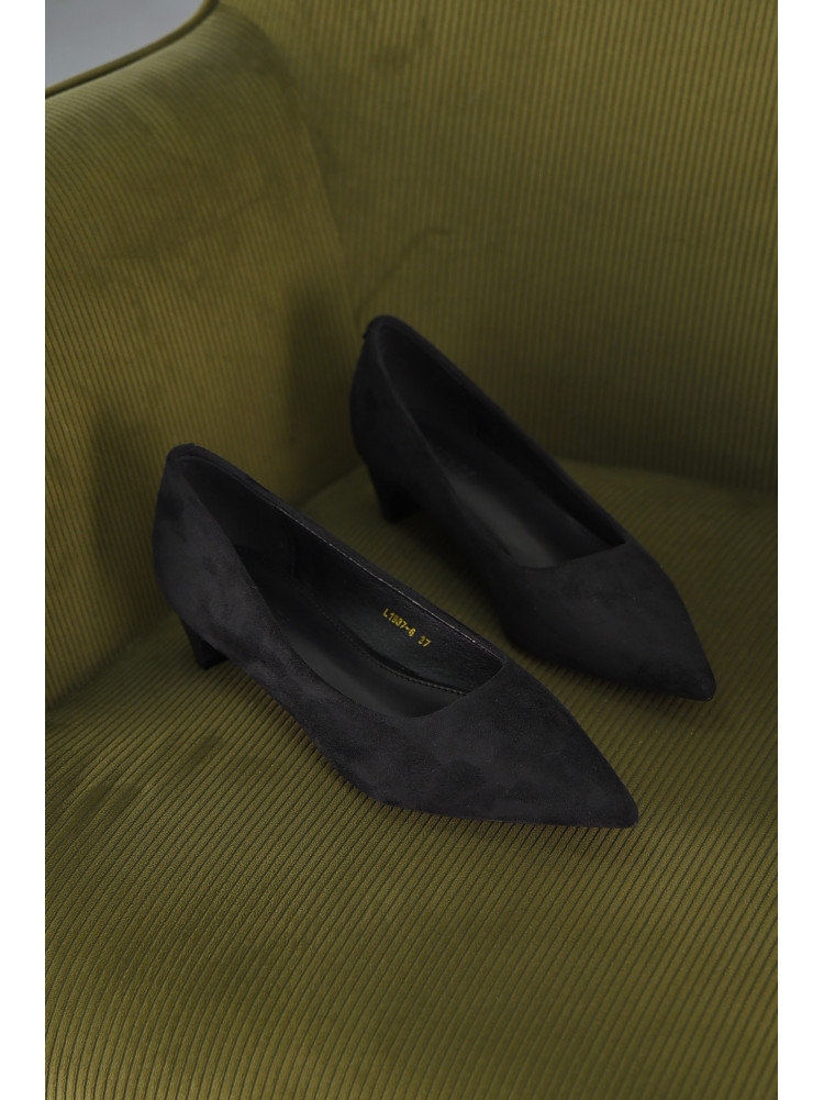 Туфли женские черного цвета L 1987-6 210827C