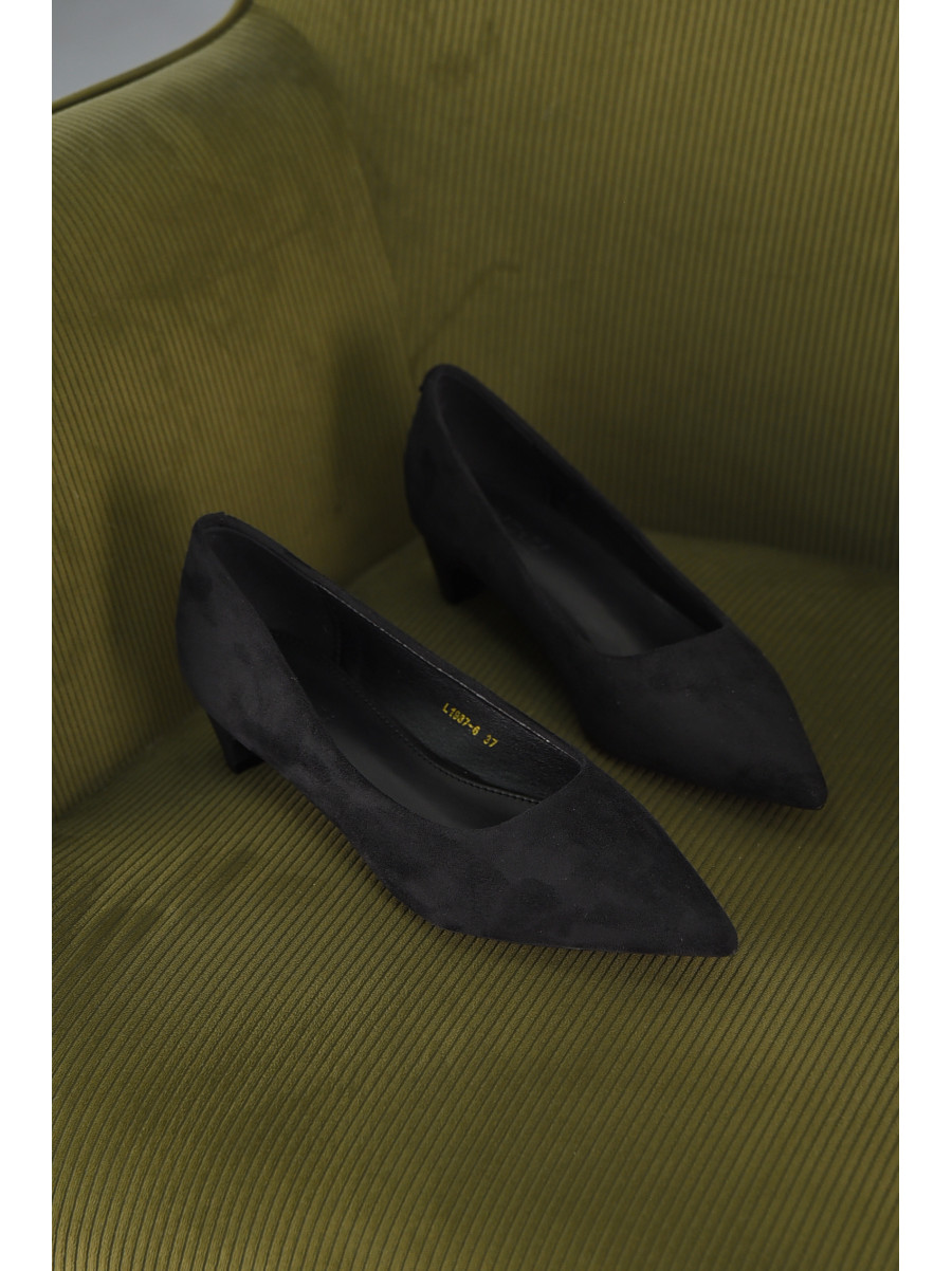 Туфли женские черного цвета L 1987-6 210827C