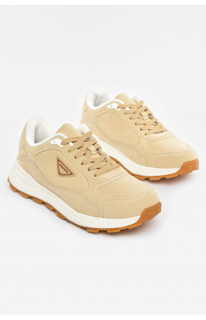 Кроссовки мужские светло-бежевого цвета А1149-3 210833C