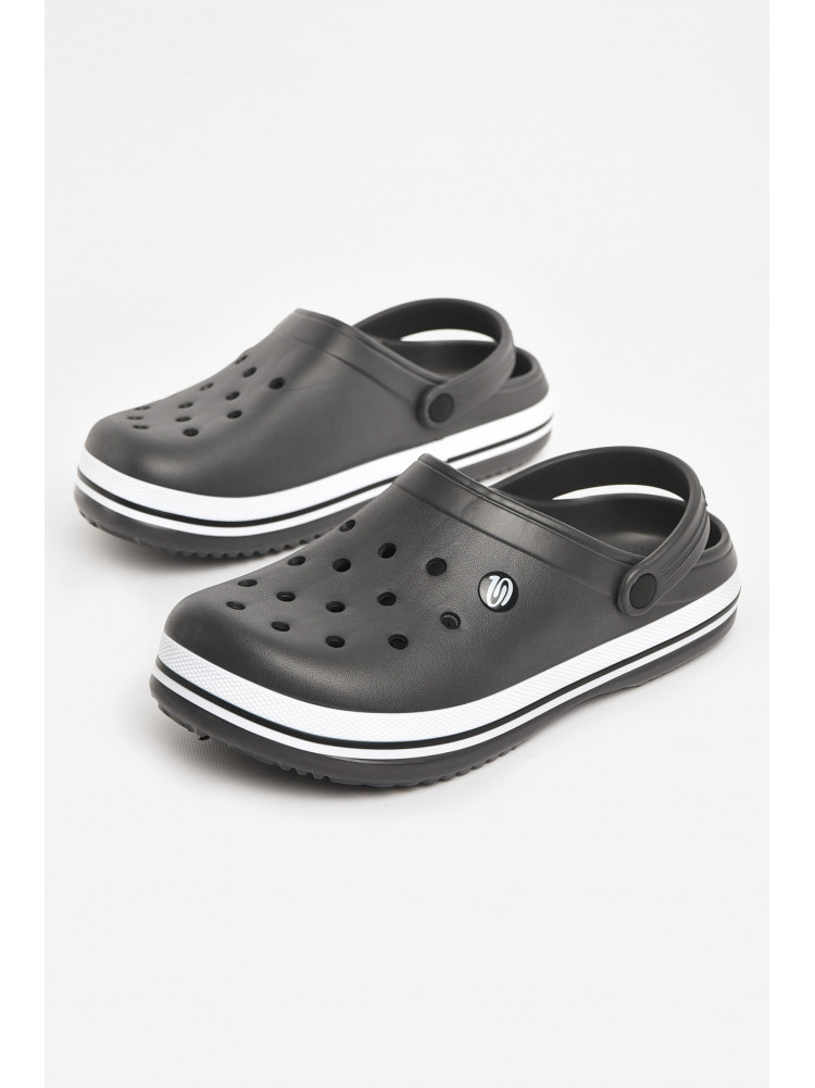 Кроксы мужские темно-серого цвета 224 210842C