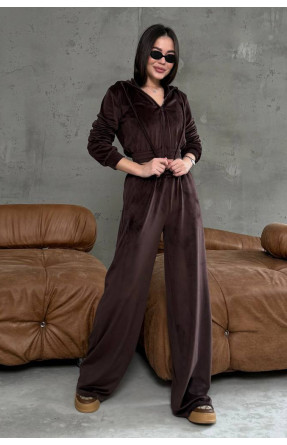 Спортивный костюм женский коричнивого цвета 1053 210857C Спортивный костюм женский коричнивого цвета 1053 210857C