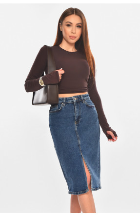 Юбка женская джинсовая синего цвета 2855 210859C