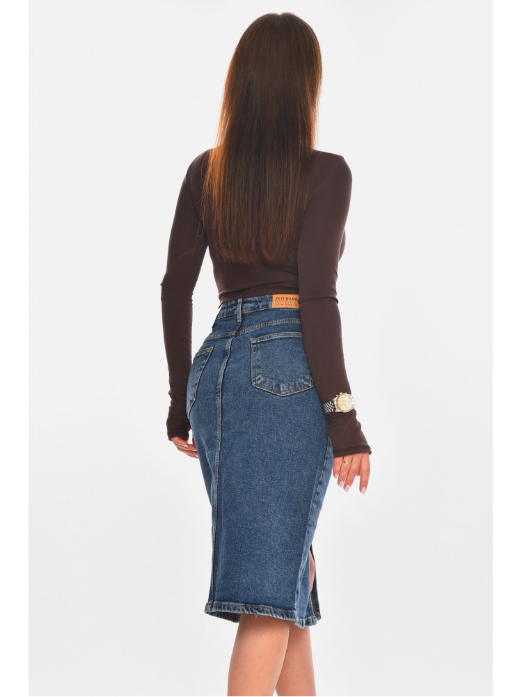 Юбка женская джинсовая синего цвета 2855 210859C
