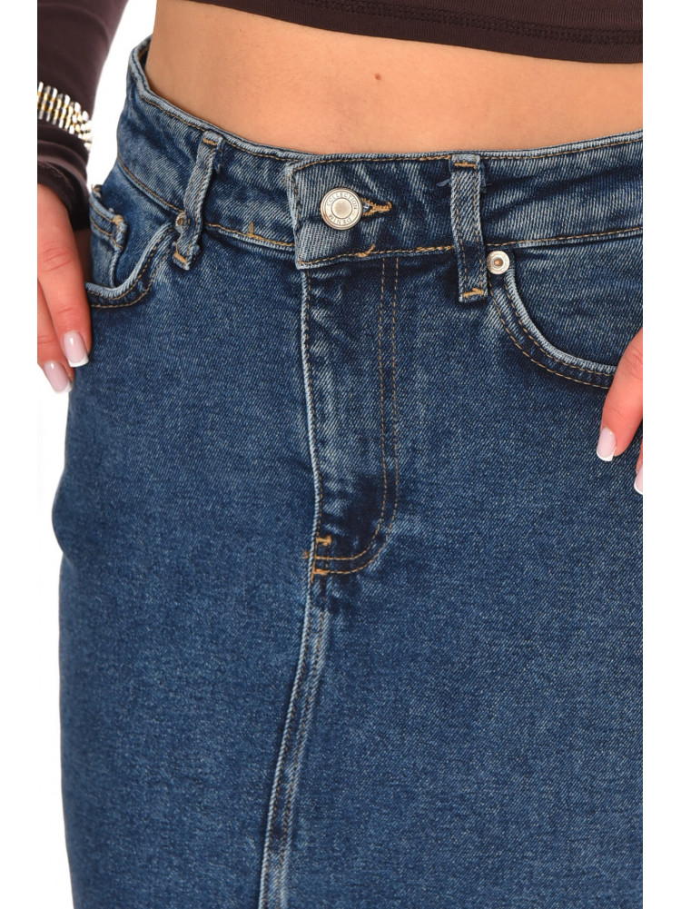 Юбка женская джинсовая синего цвета 2855 210859C