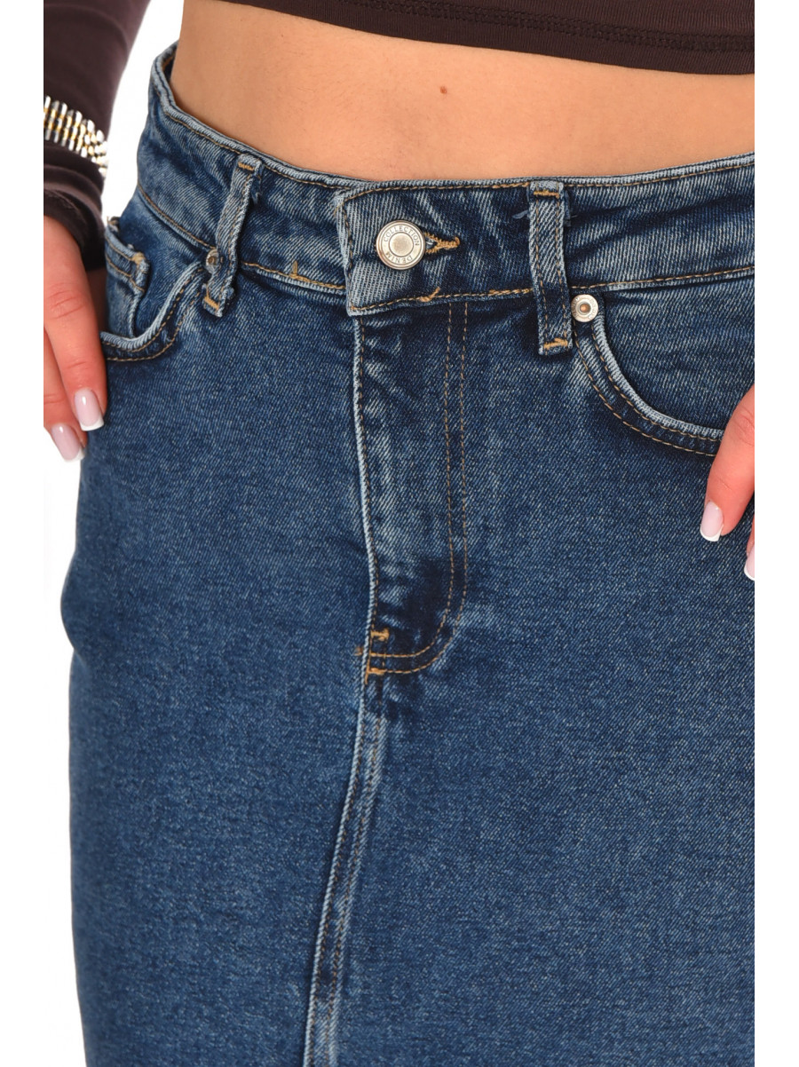 Юбка женская джинсовая синего цвета 2855 210859C