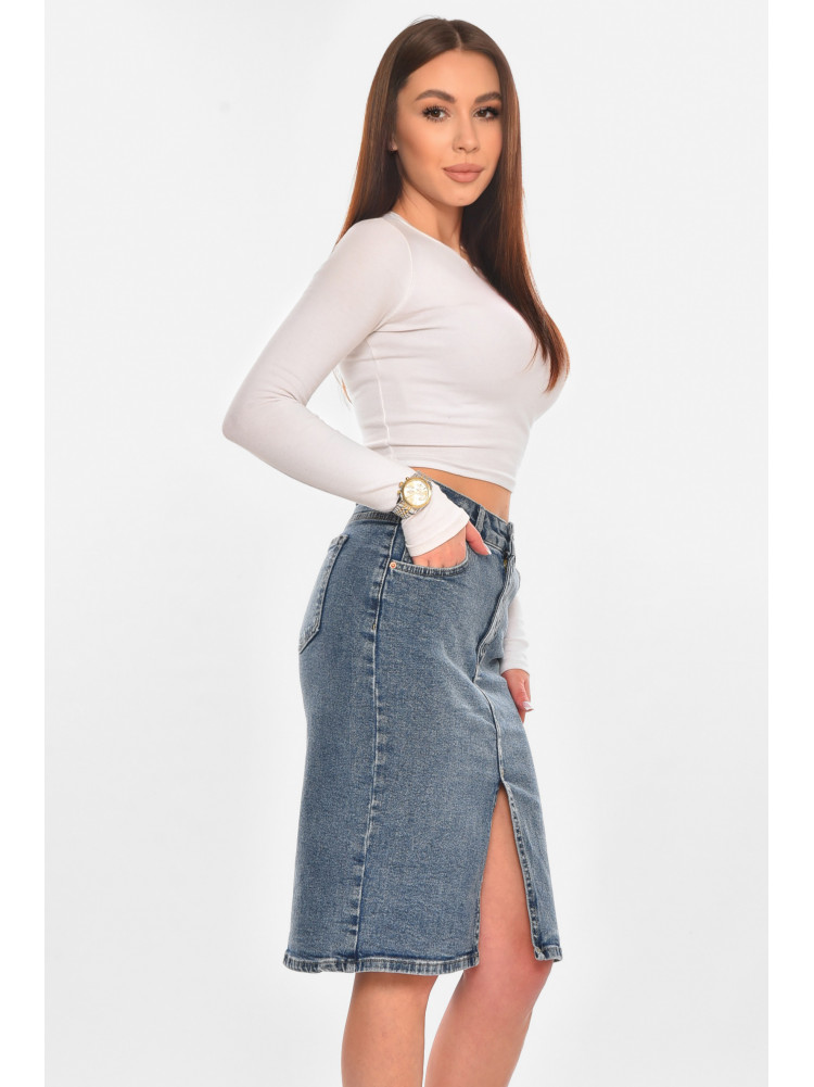 Юбка женская джинсовая синего цвета 20571 210863C