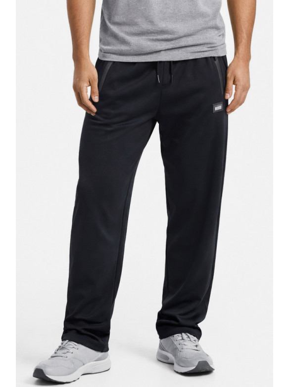 Спортивные штаны мужские полубатальные черного цвета А2095-4 210887C