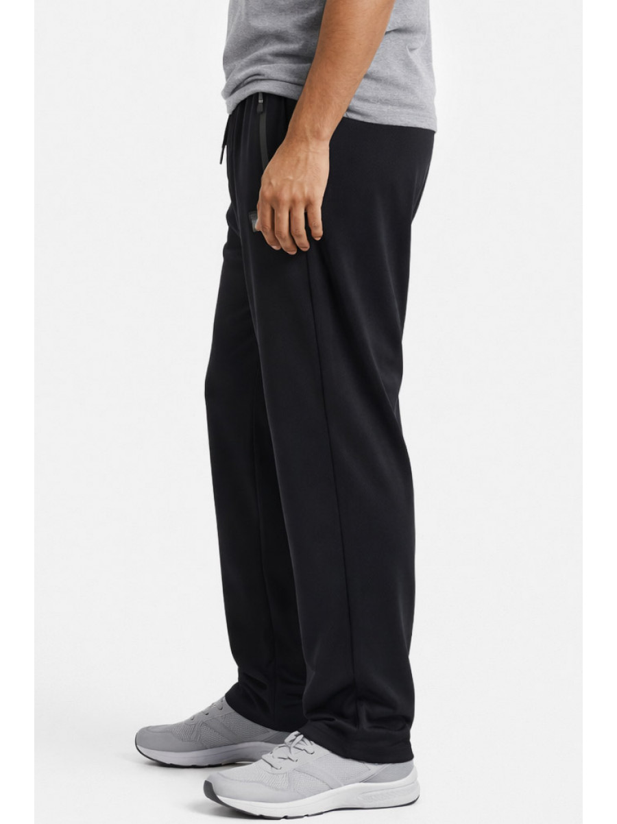 Спортивные штаны мужские полубатальные черного цвета А2095-4 210887C