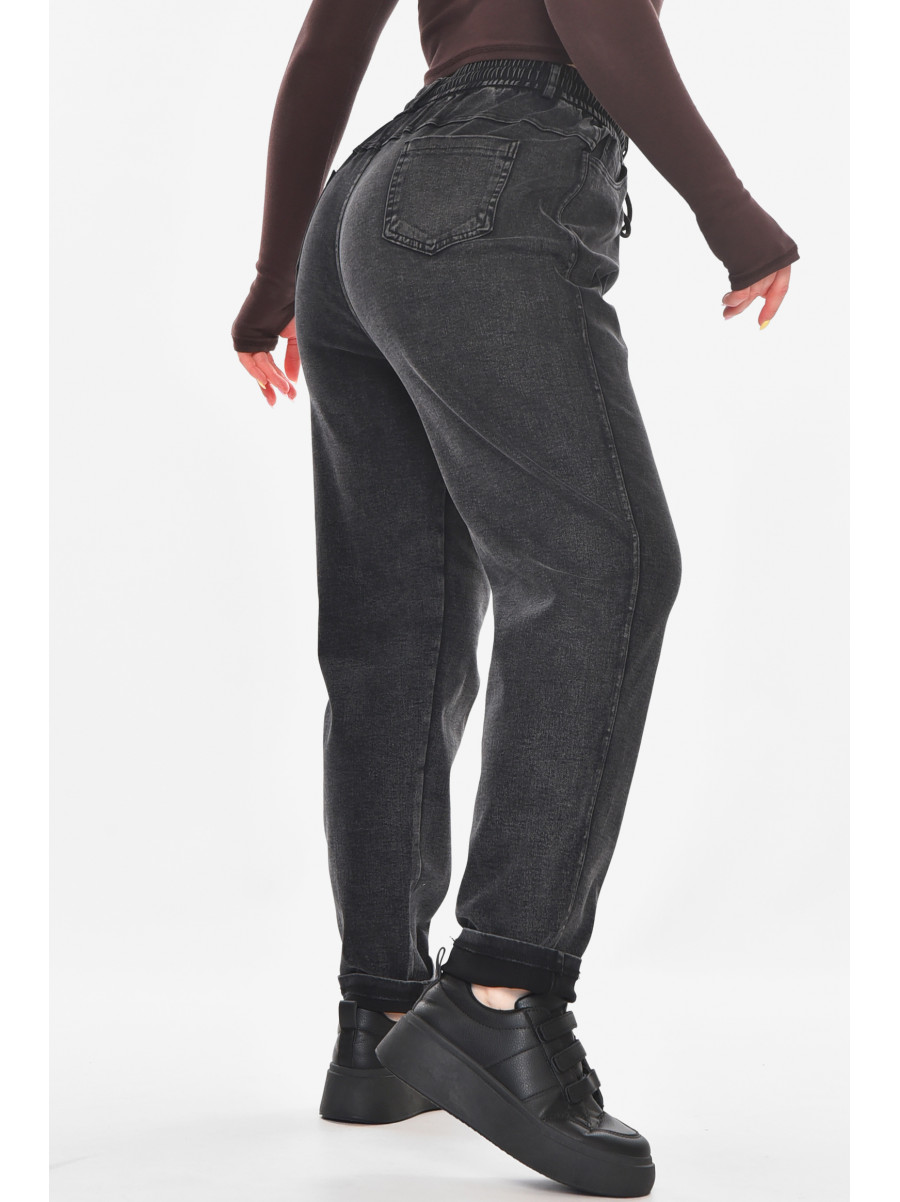 Джинсы женские однотонные черного цвета А4088-1 210889C