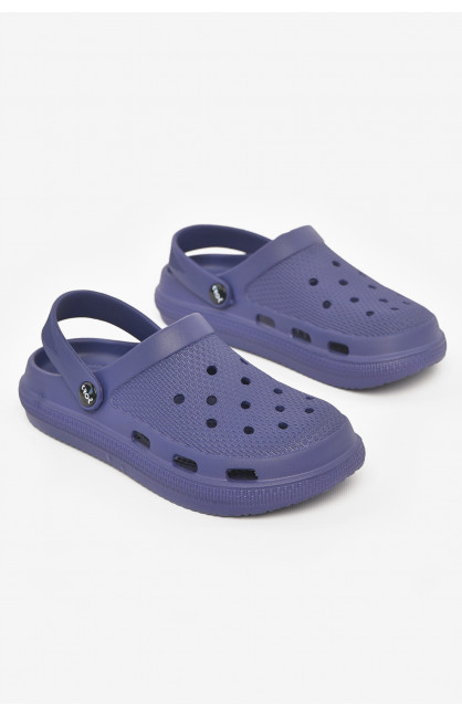 Крокси жіночі темно-синього  кольору С-98 210892C