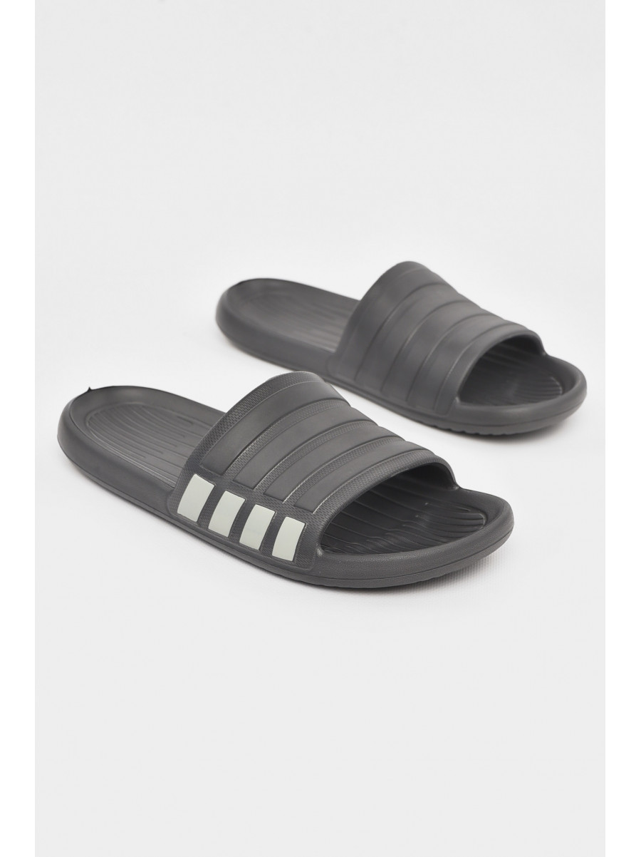 Шлепанцы мужские пена темно-серого цвета L-140 210894C