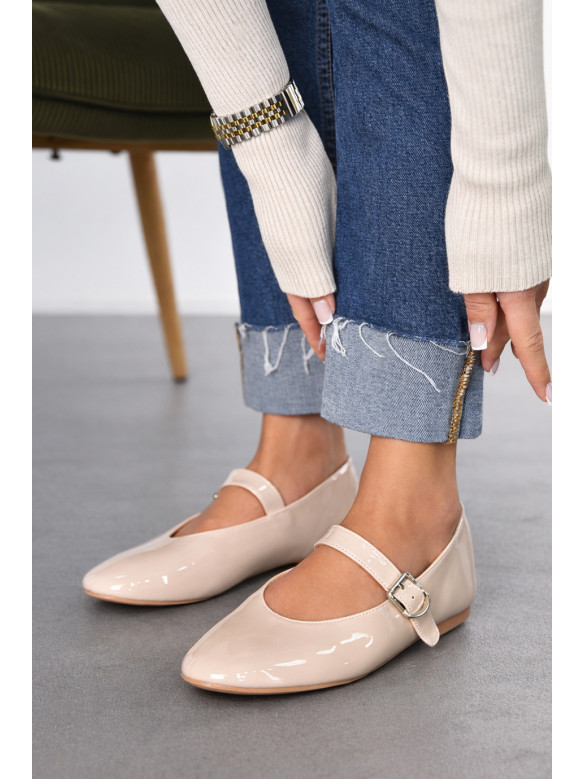 Балетки женские светло-бежевого цвета W 953-28 210895C