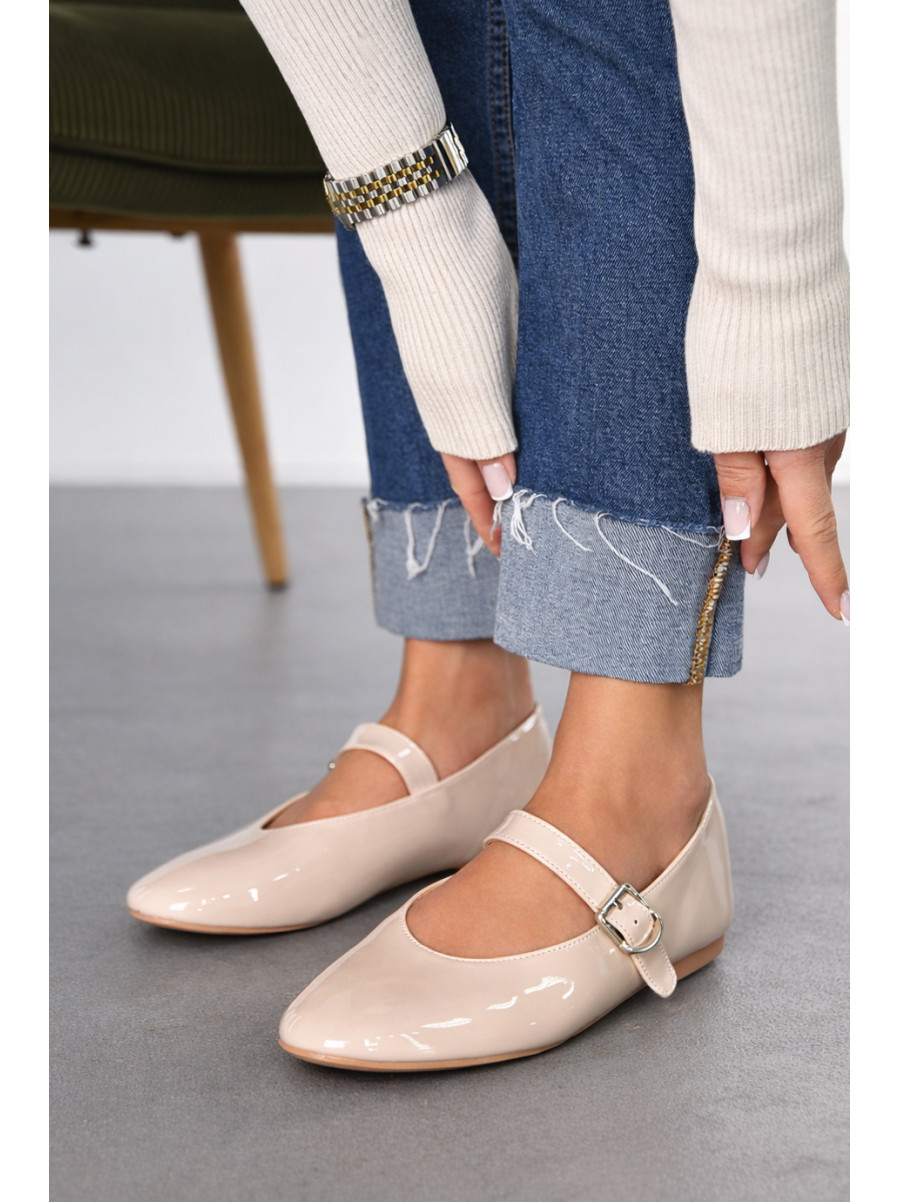 Балетки женские светло-бежевого цвета W 953-28 210895C
