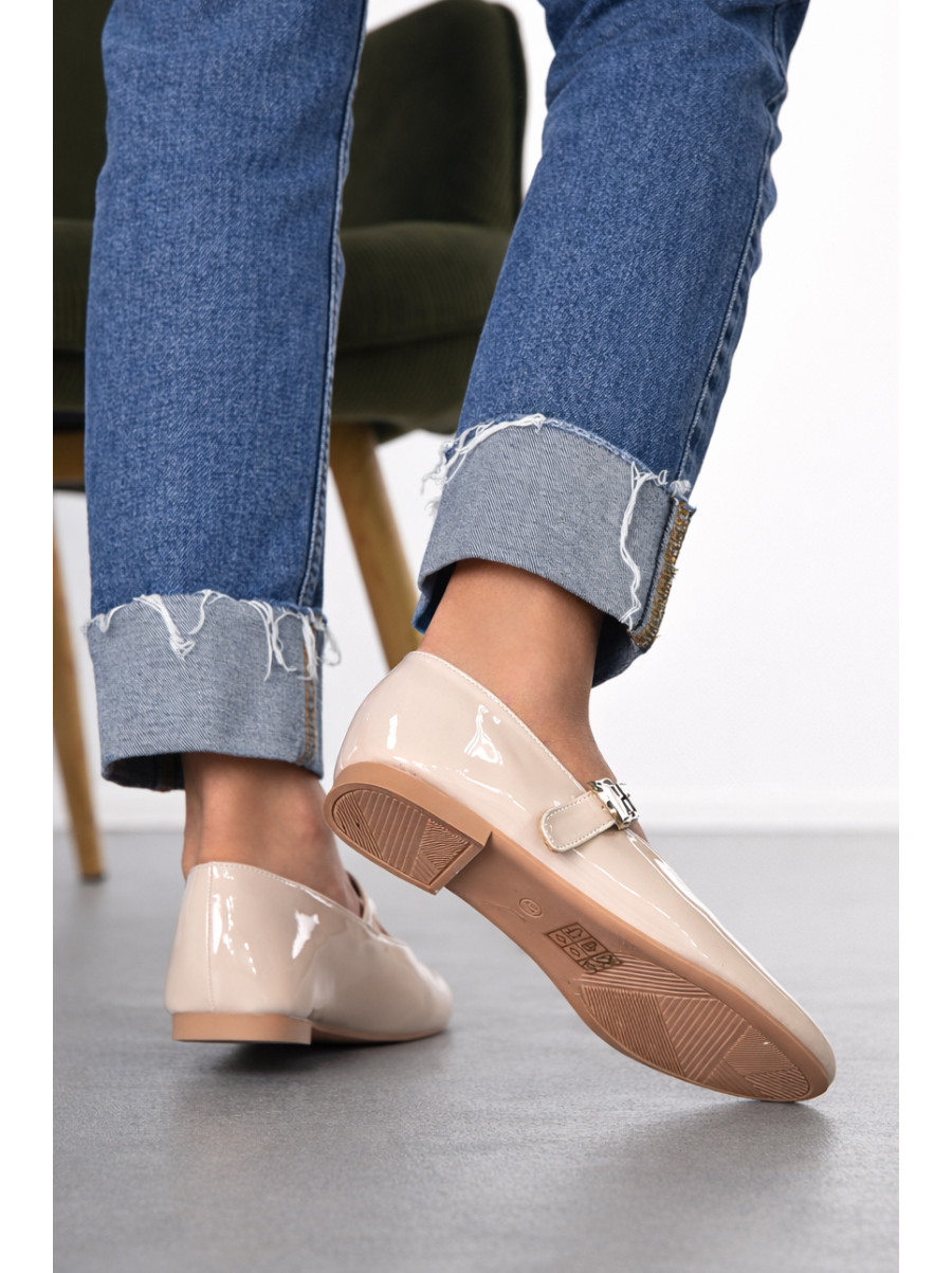 Балетки женские светло-бежевого цвета W 953-28 210895C
