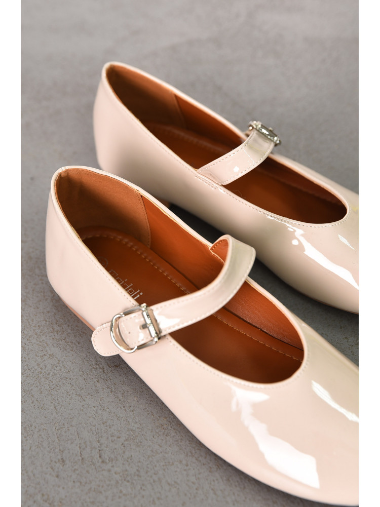 Балетки женские светло-бежевого цвета W 953-28 210895C