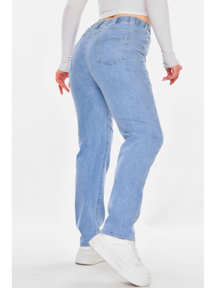 Джинсы женские однотонные голубого цвета 785-1B 210897C