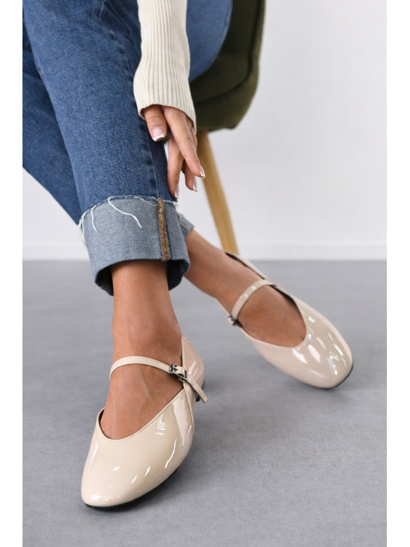 Балетки женские светло-бежевого цвета W 953-18 210908C