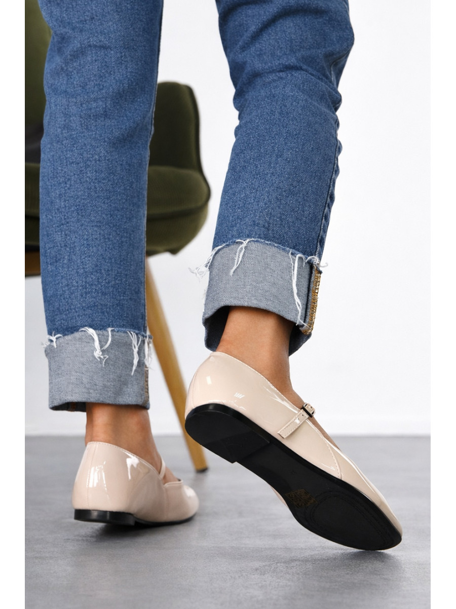 Балетки женские светло-бежевого цвета W 953-18 210908C