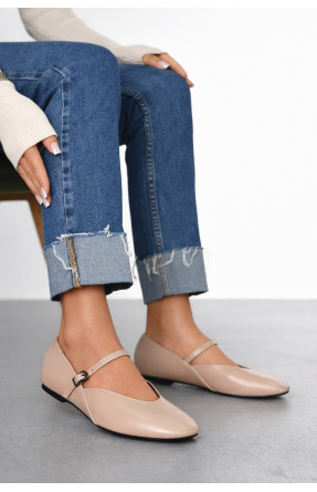 Балетки женские светло-бежевого цвета W 953-16 210909C