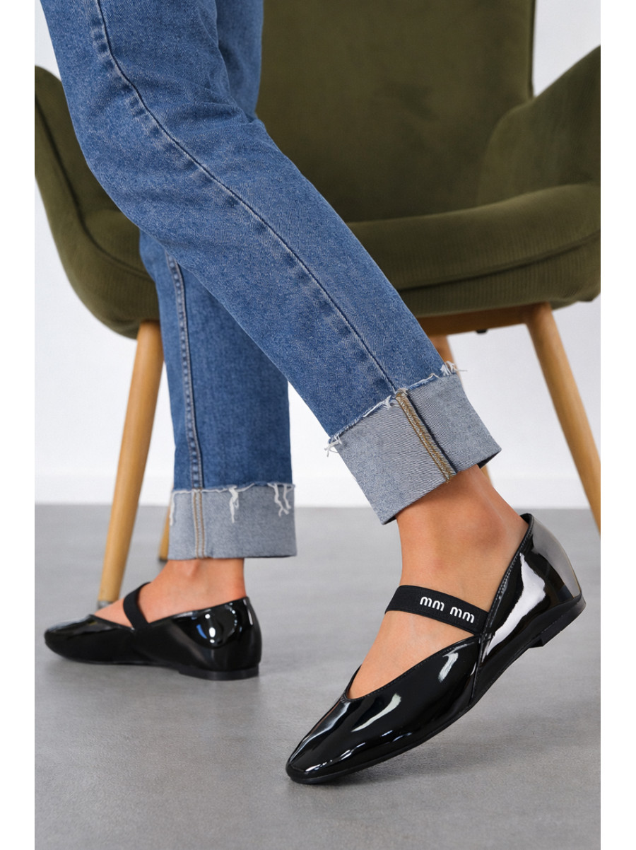 Балетки женские черного цвета W 953-7 210910C