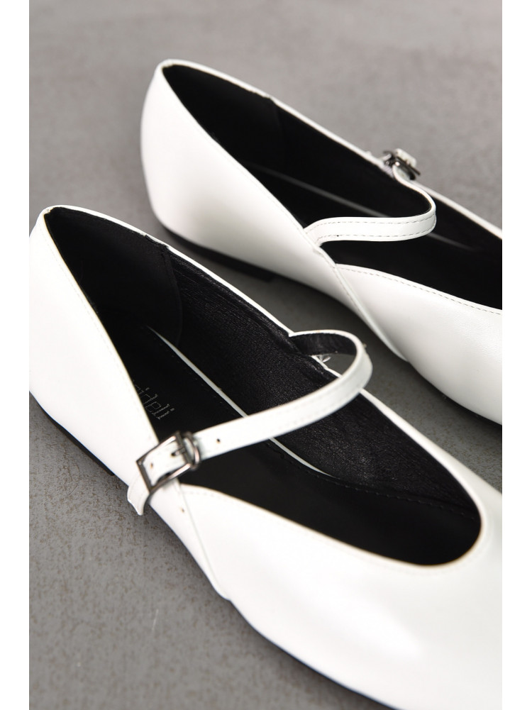 Балетки женские белого цвета W 953-13 210911C