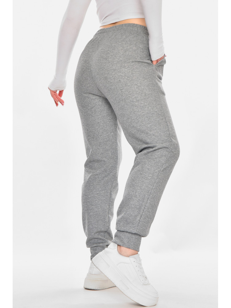 Спортивные штаны женские серого цвета 9654-4 210915C