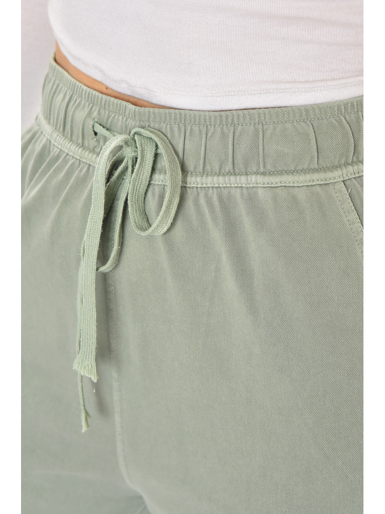 Штаны женские однотонные мятного цвета A4062 210918C