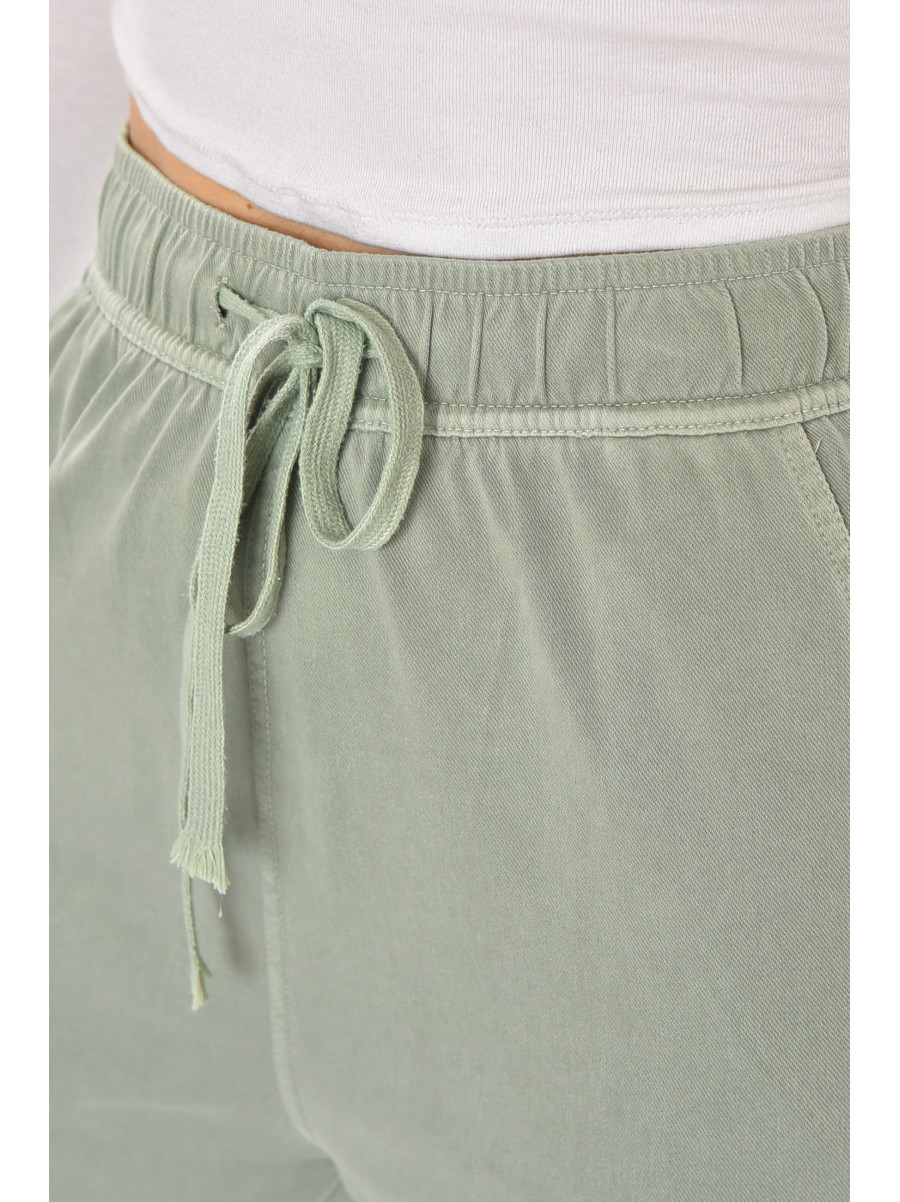 Штаны женские однотонные мятного цвета A4062 210918C