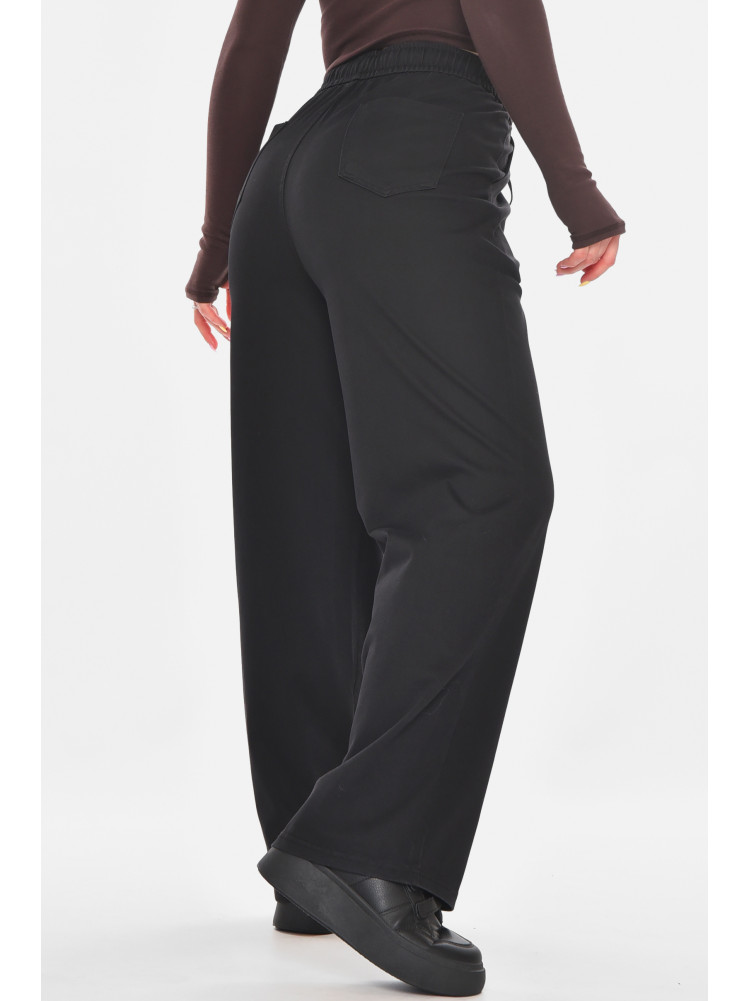 Штаны женские однотонные черного цвета A4062 210922C