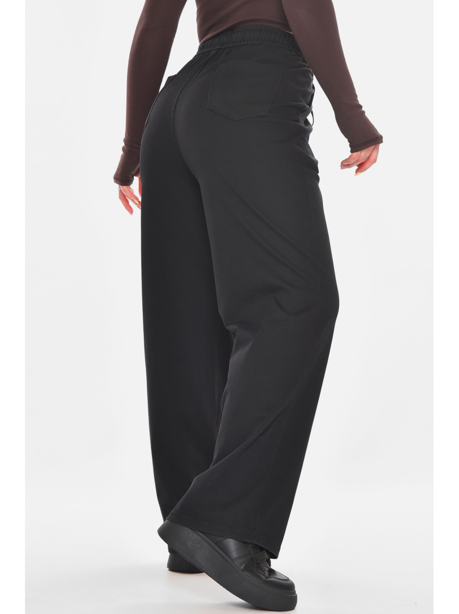 Штаны женские однотонные черного цвета A4062 210922C