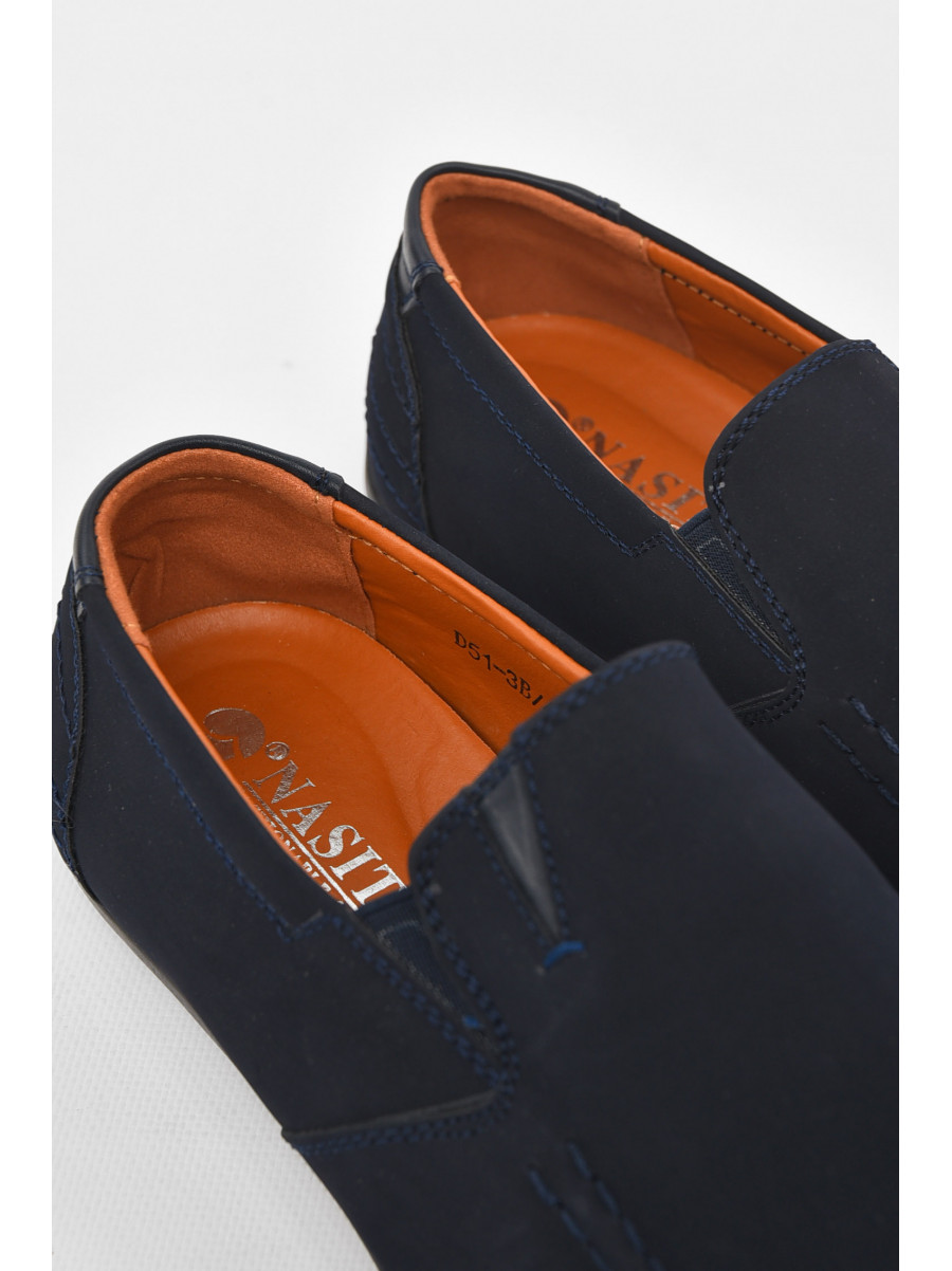 Мокасины мужские темно-синего цвета D51-3B 210946C