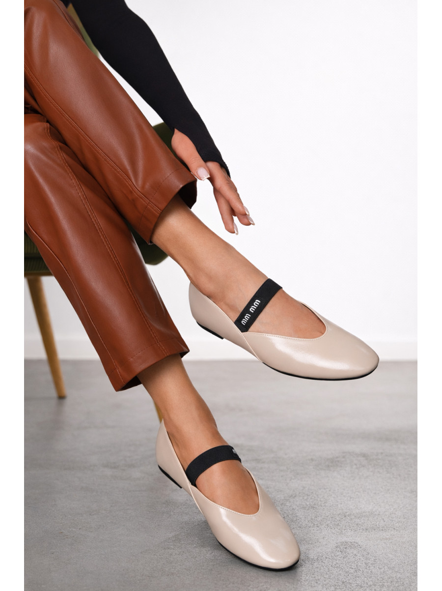 Балетки женские светло-серого цвета W 953-5 210948C