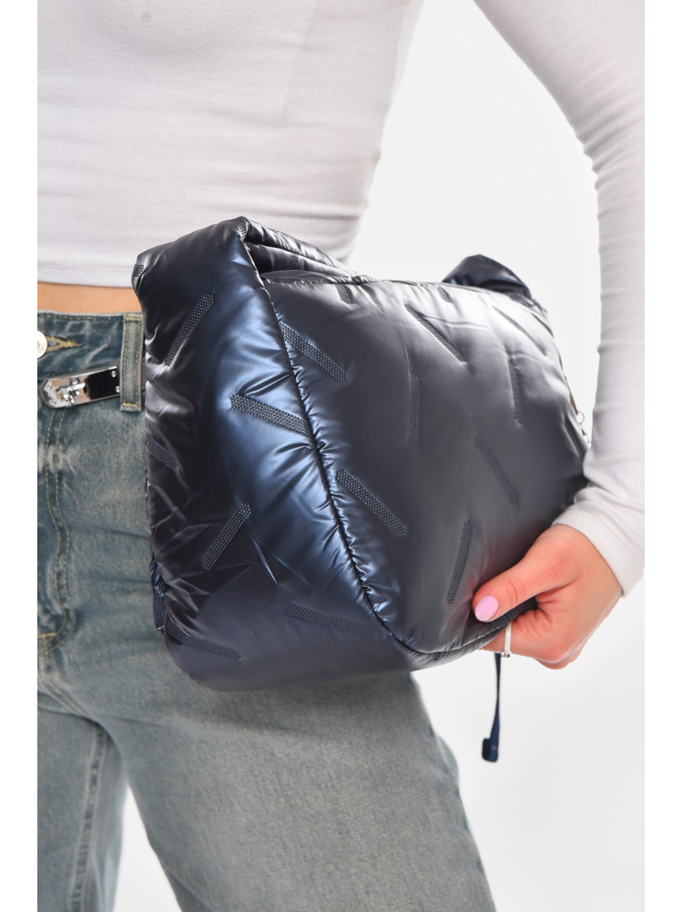 Сумка женская плащевая тёмно-синего цвета 210954C