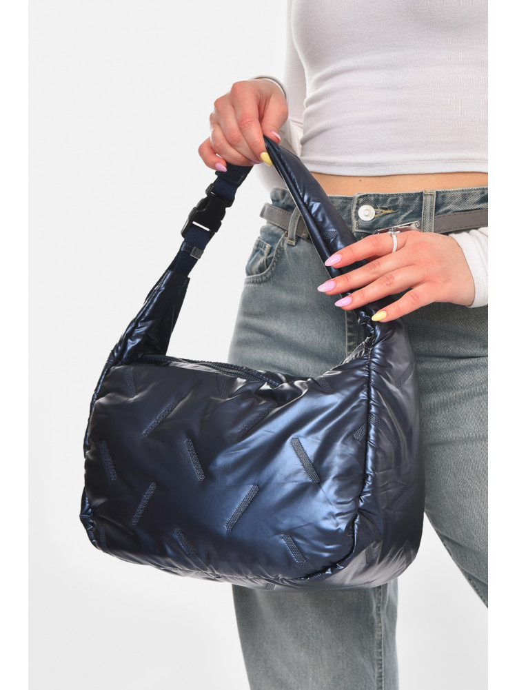 Сумка женская плащевая тёмно-синего цвета 210954C