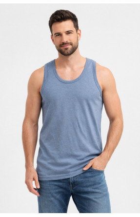 Майка мужская однотонная серого цвета 210963C