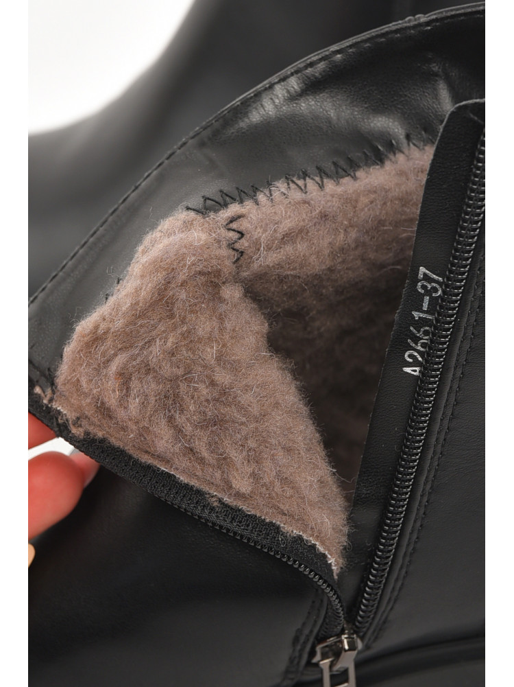 Ботинки женские зимние черного цвета 2661 210966C