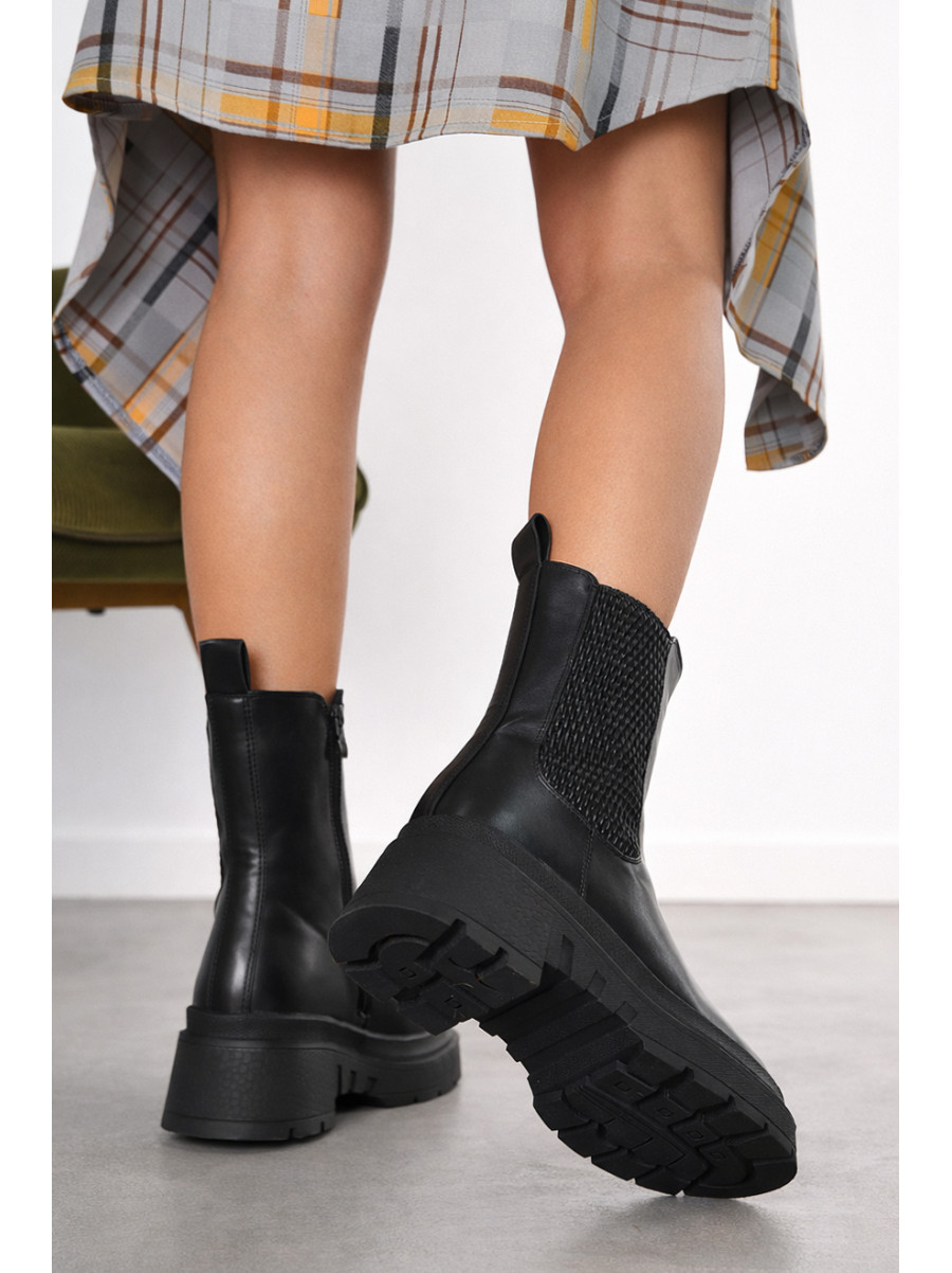 Ботинки женские зимние черного цвета 3151 210977C
