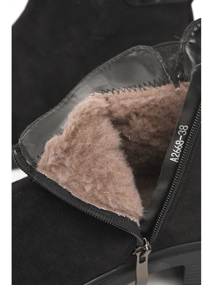 Ботинки женские зимние черного цвета 2668 210978C