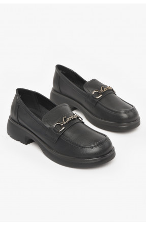 Туфли-лоферы женские черного цвета 8863 210981C