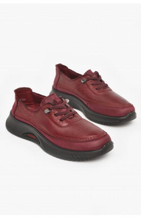 Кроссовки женские бордового цвета 05-2 210990C