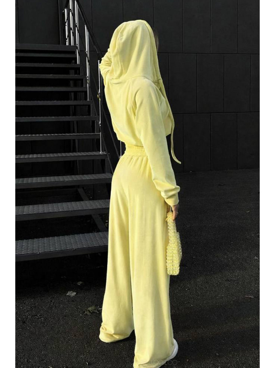 Спортивный костюм женский желтого цвета 1053 210992C