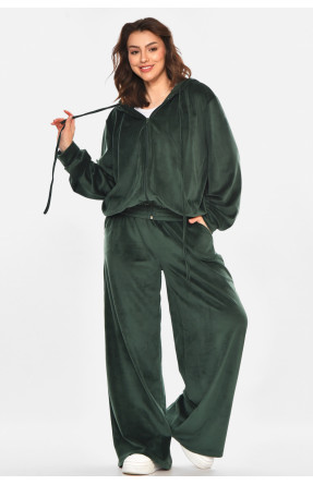 Спортивный костюм женский зеленого цвета 1053 210993C