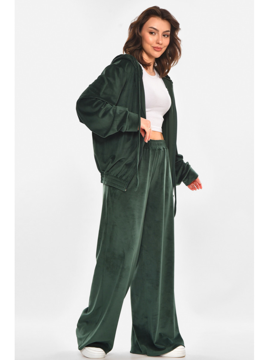 Спортивный костюм женский зеленого цвета 1053 210993C