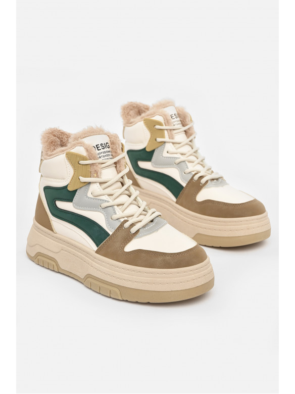 Кроссовки женские разноцветные зима 2024-5-4 210998C