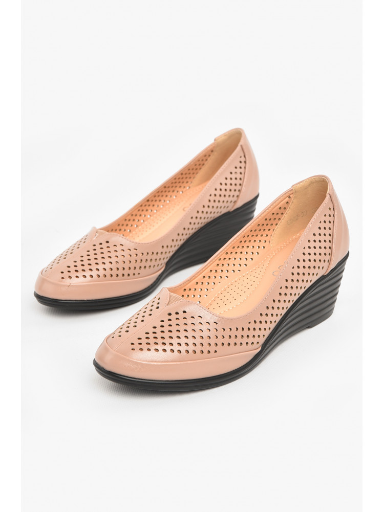 Туфли женские бежевого цвета 02-5в 211005C